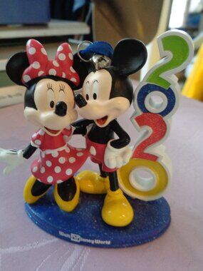 Disney Christmas Ornament 2020 Mickey Minnie Mouse D